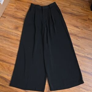Tronjori Black Wide Leg Pants Size Small